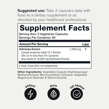 Toniiq 18,000mg 15x Concentrated Artichoke Extract Capsules - Ultra Concentrated ToniiqBuy Supplements Australia