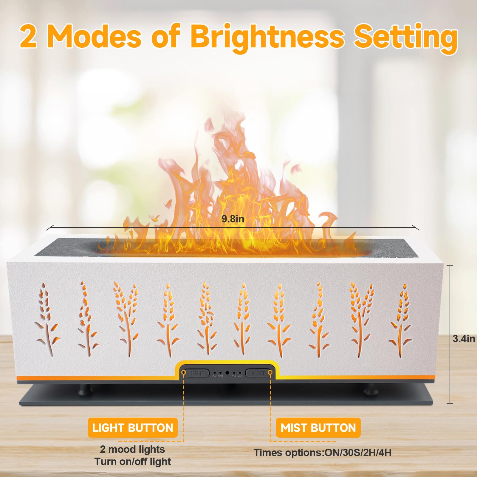 WENPHONE Flame Air Aroma Diffuser Humidifier, Essential Oil Diffuser, 200ml Aromatherapy Diffuser WENPHONEBuy Supplements Australia