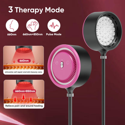 Caromolly Red Light Device Lamp, 660nm Red Light and 850nm Near-Infrared Light Combo CaromollyBuy Supplements Australia