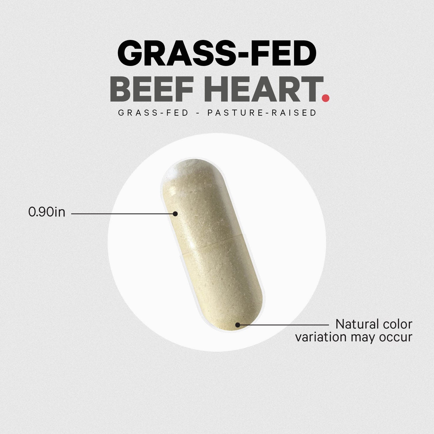 Codeage Grass Fed Beef Heart Supplement - Freeze Dried, Non-Defatted, Desiccated Glandular Supplements - Bovine Meat & Liver Pills - Beef Vitamins for Heart - Non-GMO -180 Capsules CodeageBuy Supplements Australia