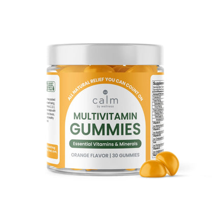 Calm by Wellness Multivitamin Gummies - All Natural Vegan Adult Multivitamin Gummy - Packed with Antioxidant Vitamins C & E, B12, B6 Calm by WellnessBuy Supplements Australia