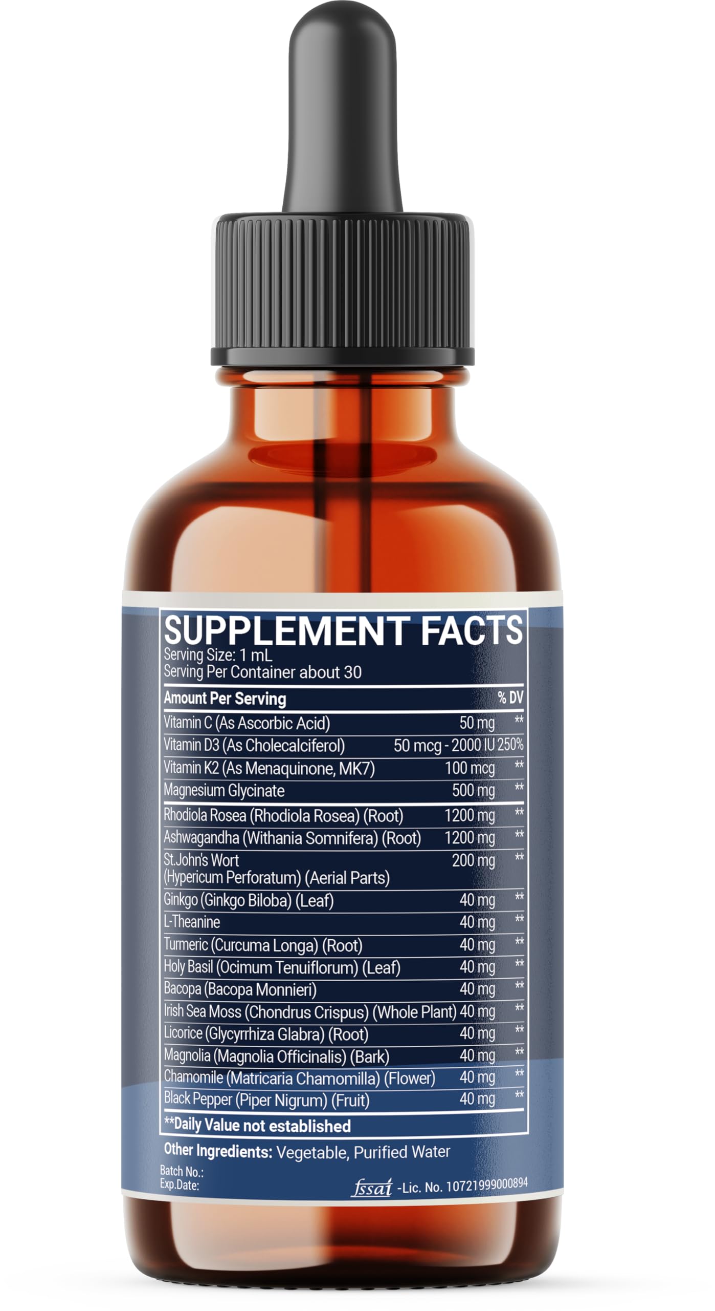 17in1 Rhodiola Rosea Liquid Drops with blend Ashwagandha Magnesium, L-Theanine. Ultra Strength Rhodiola Cortisol Supplement, Rhodiola Root for Support Relaxation, Mood, Energy - 1 FL Oz - 60 Day MeciscoBuy Supplements Australia