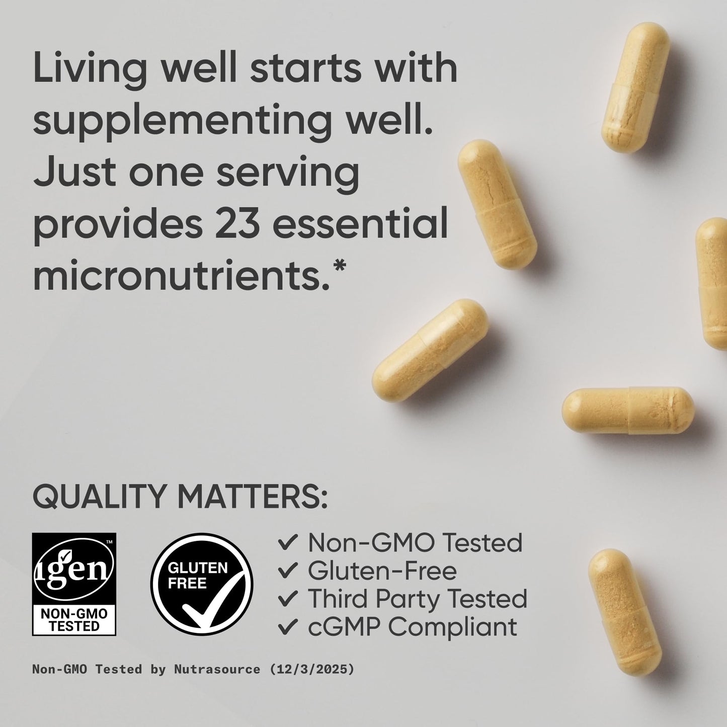 Sports Research® Multivitamin – Advanced Formula - 23 Essential Vitamins & Minerals with CoQ10 & Iodine - Daily Nutrient Support*- Non-GMO Tested & Gluten-Free -60 Veggie Capsules Sports ResearchBuy Supplements Australia