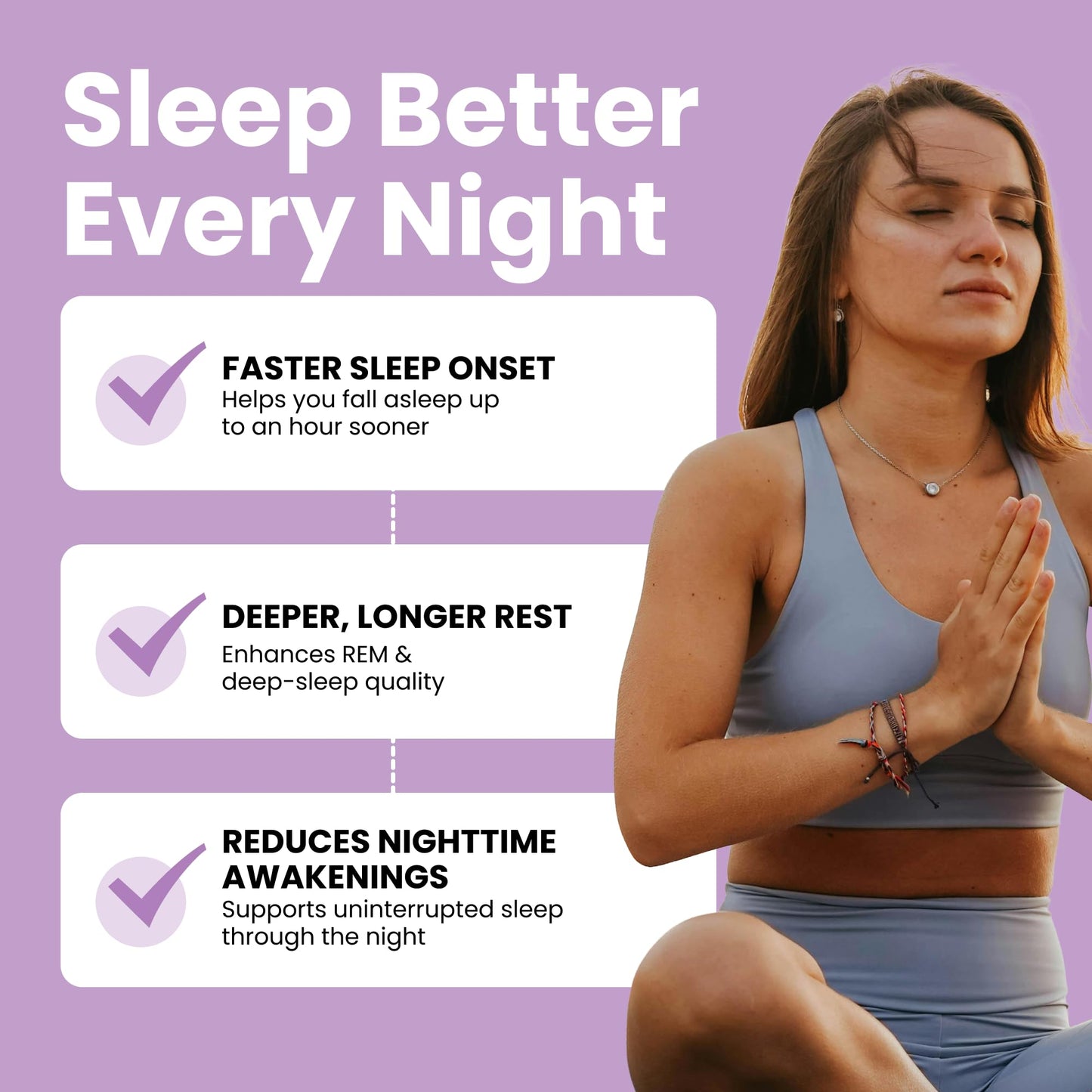 Luma Nutrition Magnesium Glycinate 1000mg - Support Stress, Sleep, Nerve & Muscle Health - 500mg Pure Magnesium Supplement Capsules
