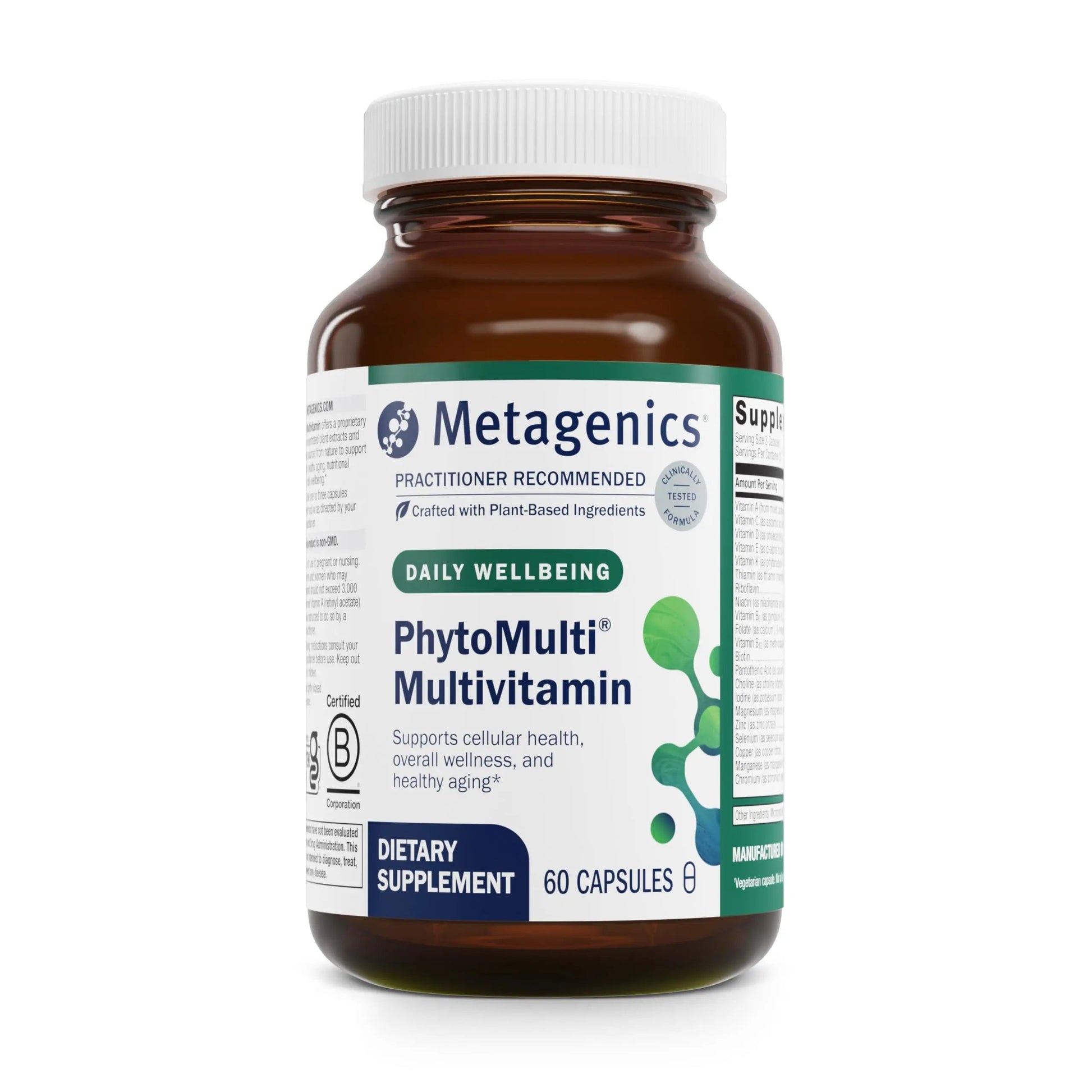 Metagenics PhytoMulti - Daily Multivitamin Supplement with Phytonutrients, Vitamins and Minerals for Multidimensional Health Support MetagenicsBuy Supplements Australia