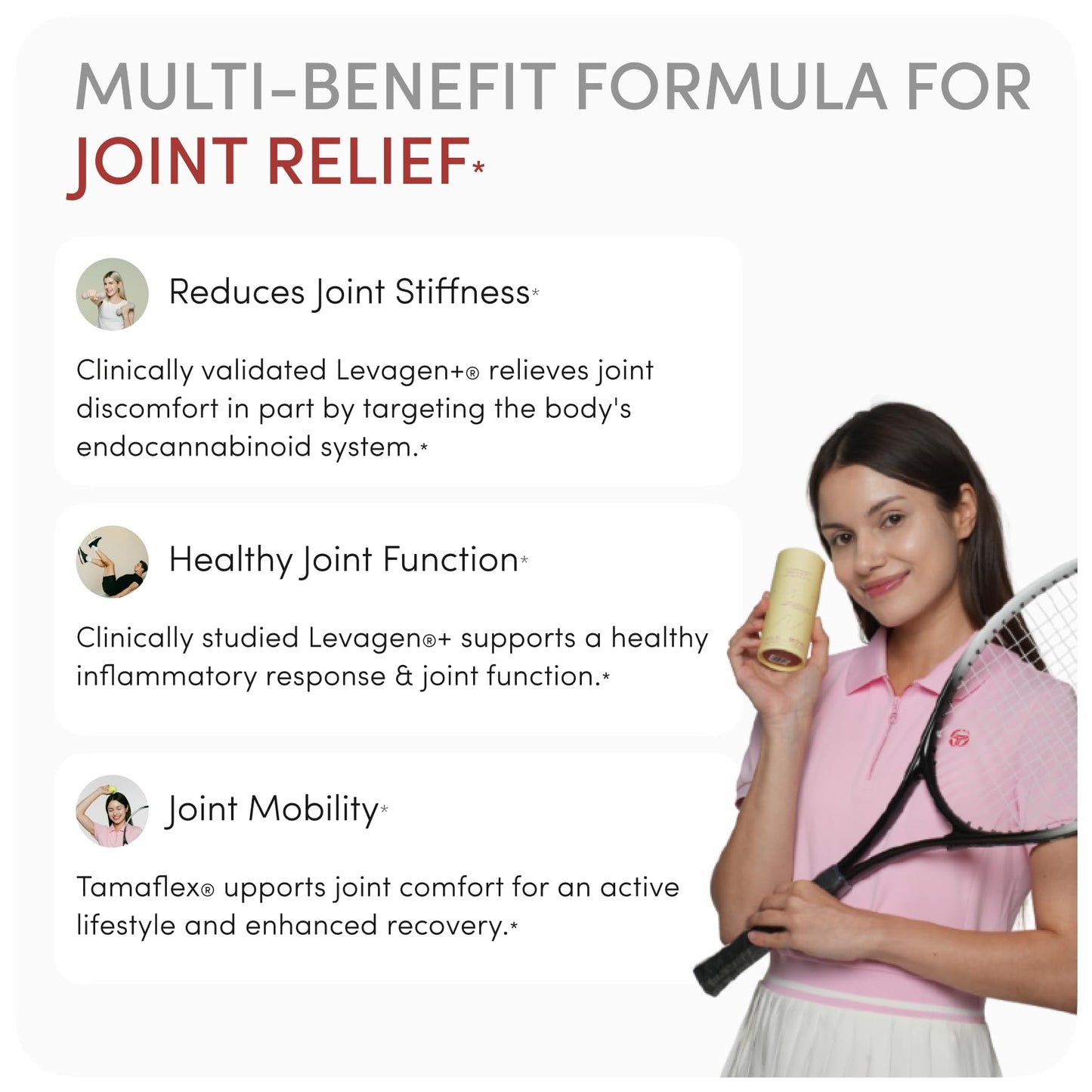 MOVE Fast Acting Joint Supplements | Tamaflex® Turmeric & Tamarind, Levagen®+ PEA Palmitoylethanolamide, Boswellia Serrata, Bioperine® Black Pepper Extract | Joint Support & Mobility | 60 Vegan Caps Ready ToBuy Supplements Australia