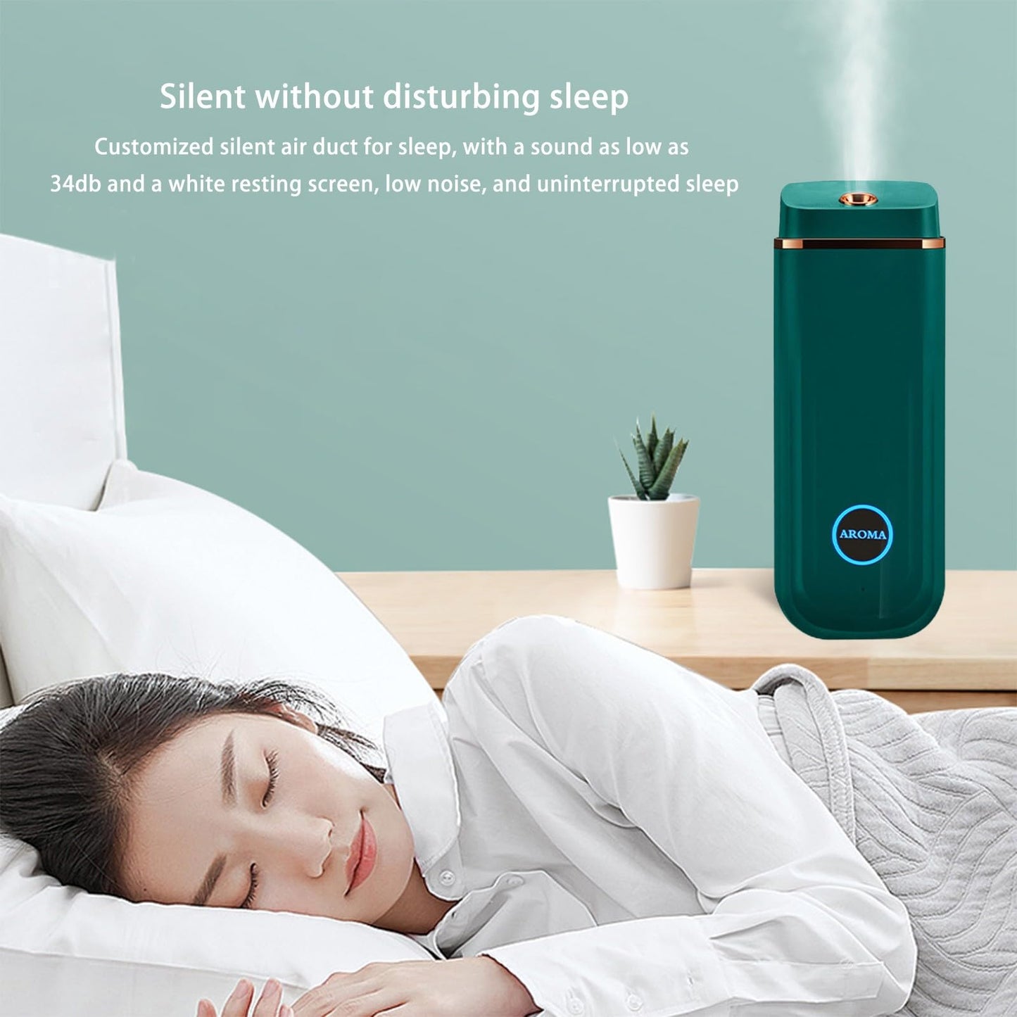 Sentmoon Essential Oil Diffusers for Home, Portable Rechargeable Aroma Humidifier with 3-Level Mode SentmoonBuy Supplements Australia
