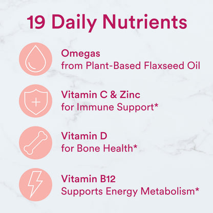 SmartyPants Women's Multivitamin Gummies, Sugar Free: Biotin, Methylfolate, Omega 3 (ALA), Vitamin D3, C, Vitamin B12 SmartyPantsBuy Supplements Australia