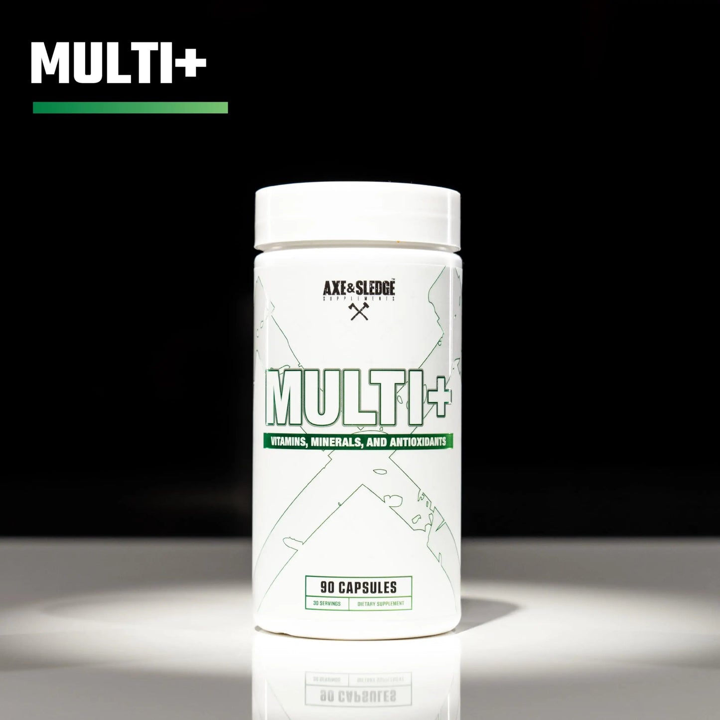 Axe & Sledge Multi Plus Multivitamin | 24 Bioavailable Vitamins & Minerals, Ashwagandha | Multivitamin for Women and Men Axe & SledgeBuy Supplements Australia