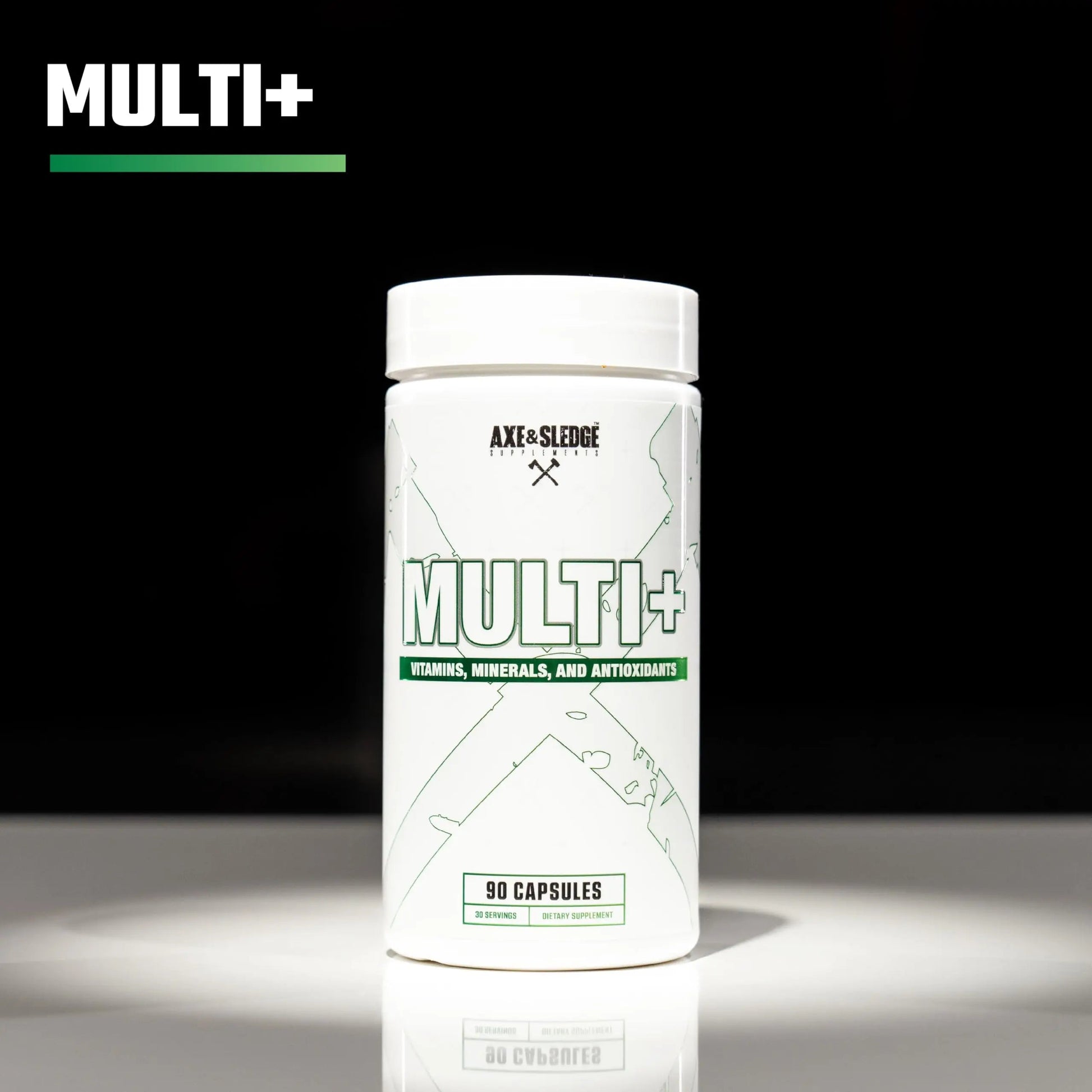 Axe & Sledge Multi Plus Multivitamin | 24 Bioavailable Vitamins & Minerals, Ashwagandha | Multivitamin for Women and Men Axe & SledgeBuy Supplements Australia
