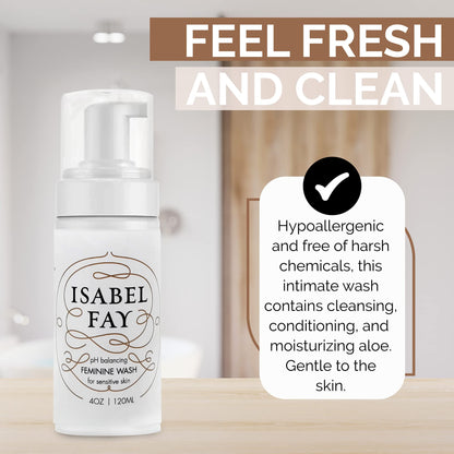 Isabel Fay ph Balanced Feminine Intimate Foam Wash gentle and safe for sensitive skin Isabel FayBuy Supplements Australia