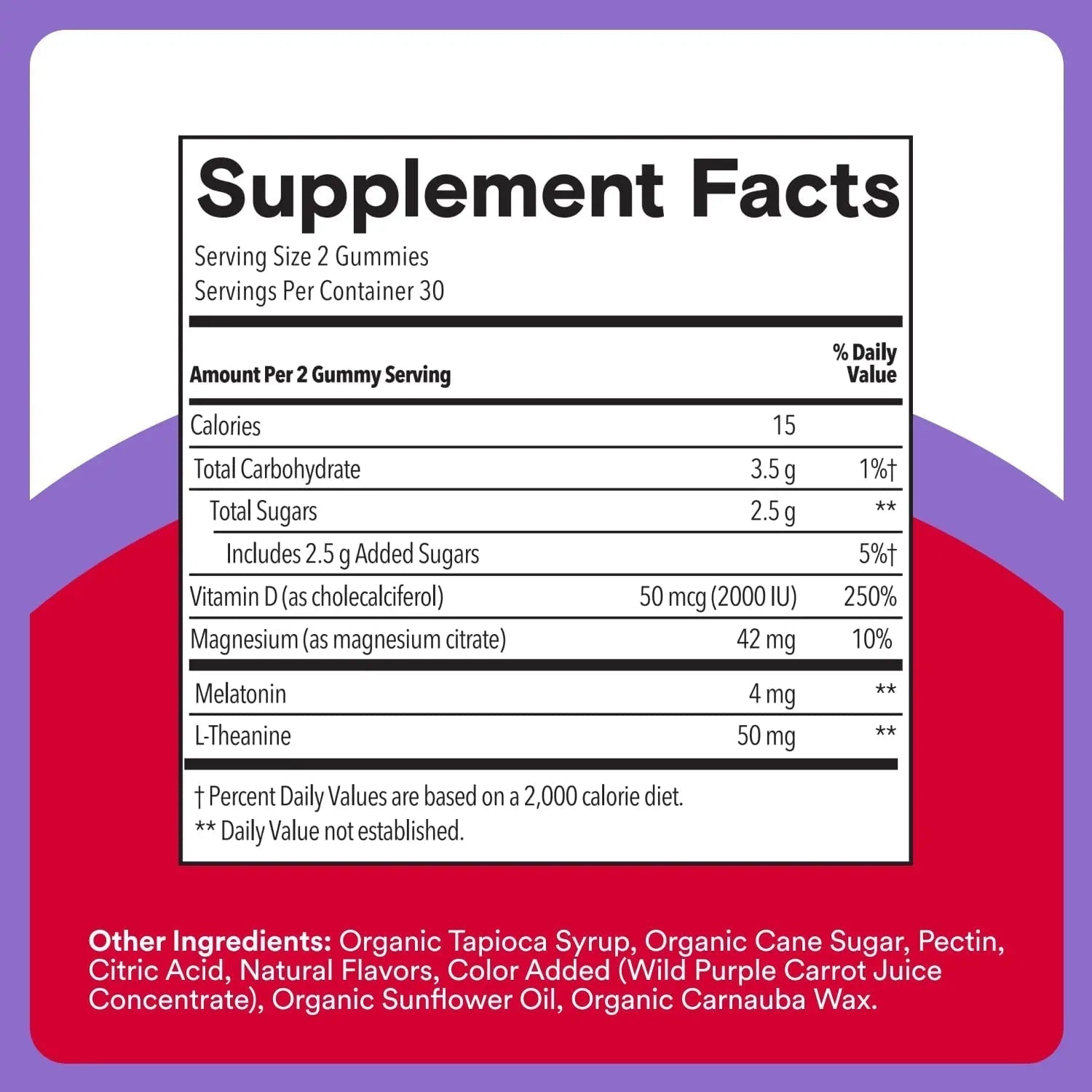 SmartyPants Adult Sleep Gummies with Melatonin: Magnesium & L-Theanine, Drug-Free, Non-Habit Forming Sleep Aid SmartyPants