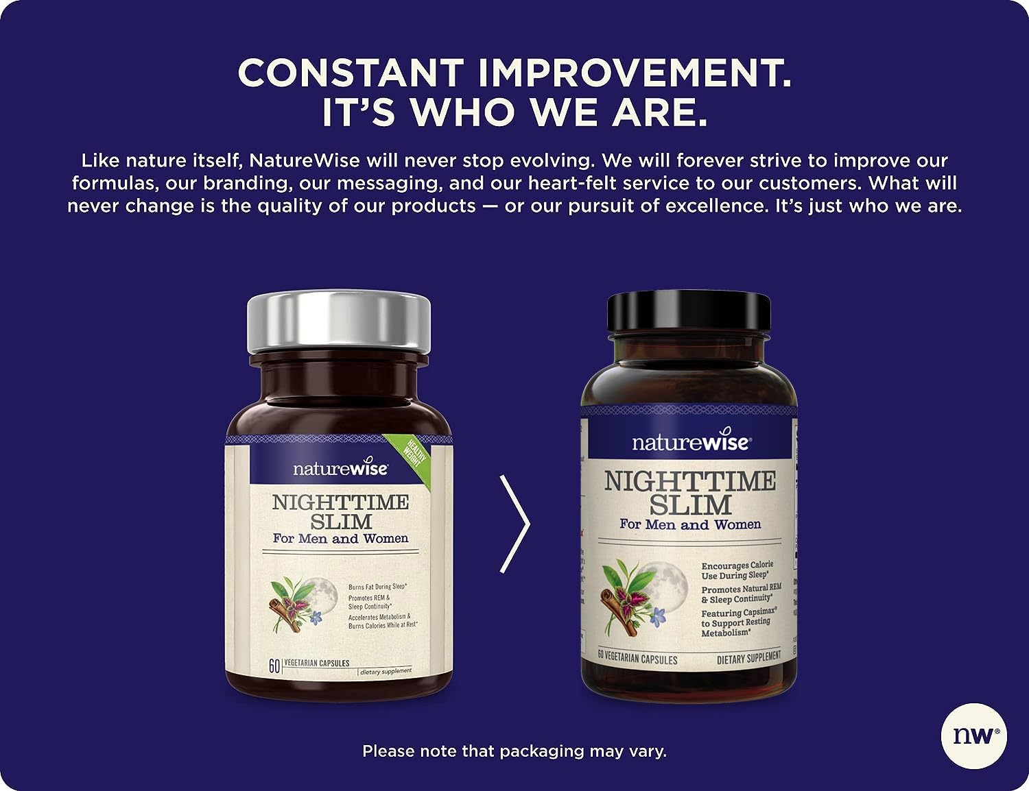 NatureWise Nighttime Slim with Capsimax - Natural Thermogenic Green Coffee Bean & Forskolin NatureWiseBuy Supplements Australia