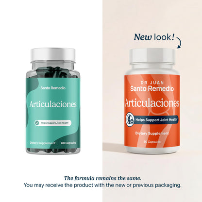Santo Remedio Articulaciones, Joint Health Support, Promotes Joint Comfort and Function, Contains Clinically Proven Ingredients, TamaFlex™, 60 Servings Santo RemedioBuy Supplements Australia