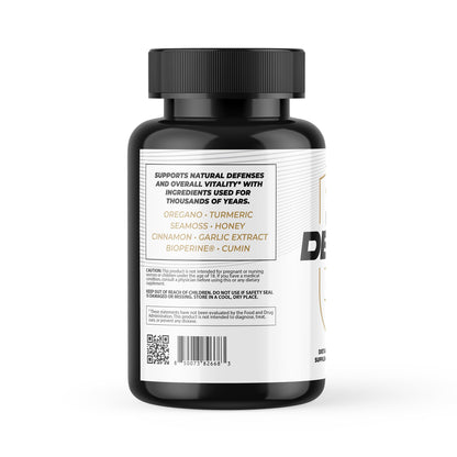 DAMN GOOD The Hodge Twins Immune Defense Supplement (60 Capsules) – Sea Moss Blend Capsules for Everyday Balance, Digestive Support, and Whole-Body Wellness with Vitamins, Minerals, and Botanicals DAMN GOODBuy Supplements Australia