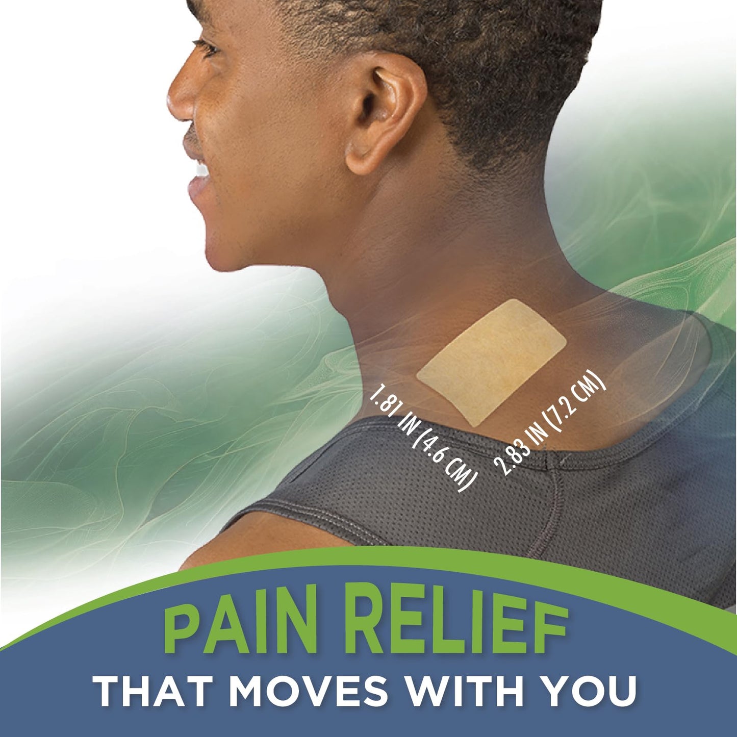 TheraCare Targeted Pain Relief Medicated Patch | Neck, Shoulder, Small Areas | 20-Count | 2.83” x 1.81” | Topical Analgesic | Camphor, Menthol, Methyl Salicylate | Gentle Adhesive Thera CareBuy Supplements Australia