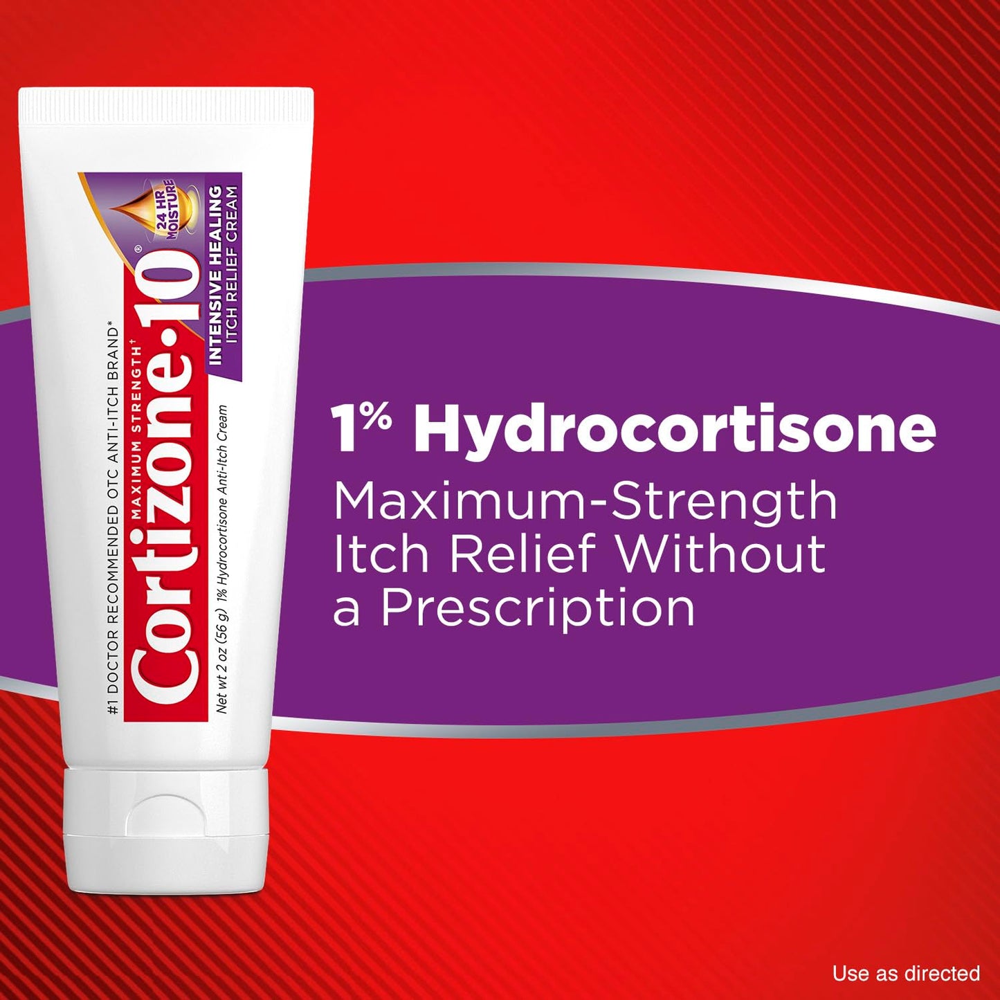 Cortizone-10 Maximum Strength Intensive Healing Itch Relief Cream, 1% Hydrocortisone, Fast-Acting, Anti-Itch Cream for Bug Bites, Rash, Eczema, Psoriasis, Poison Ivy, Oak, Sumac & More, 2 oz Cortizone 10Buy Supplements Australia