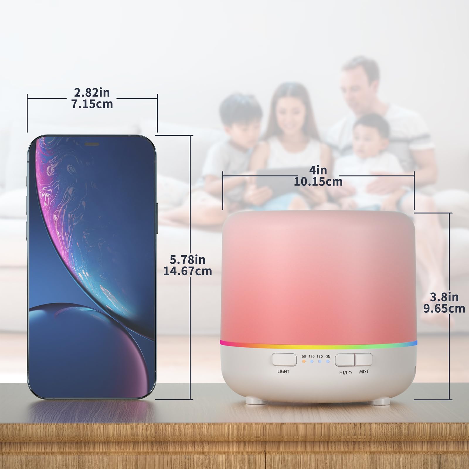 Otheya Scent Essential Oil Diffuser 2 Pack 200 ML Ultrasonic Cool Mist Humidifiers and Aroma Diffuser OtheyaBuy Supplements Australia