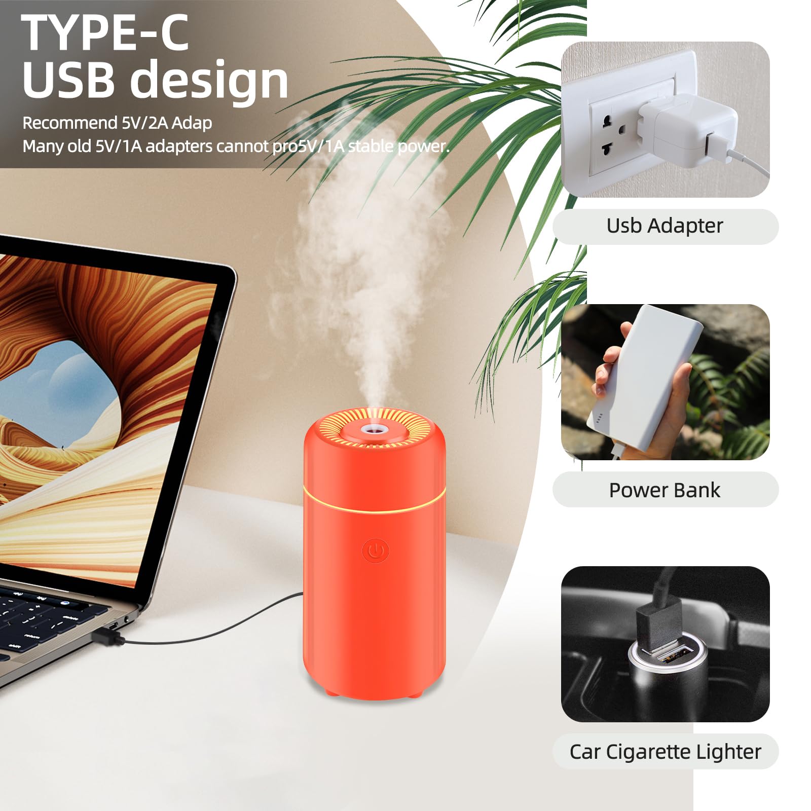 CHOUWEEK Car Essential Oil Diffuser, Mini Portable Air Diffuser for Aromatherapy, Small USB CHOUWEEKBuy Supplements Australia