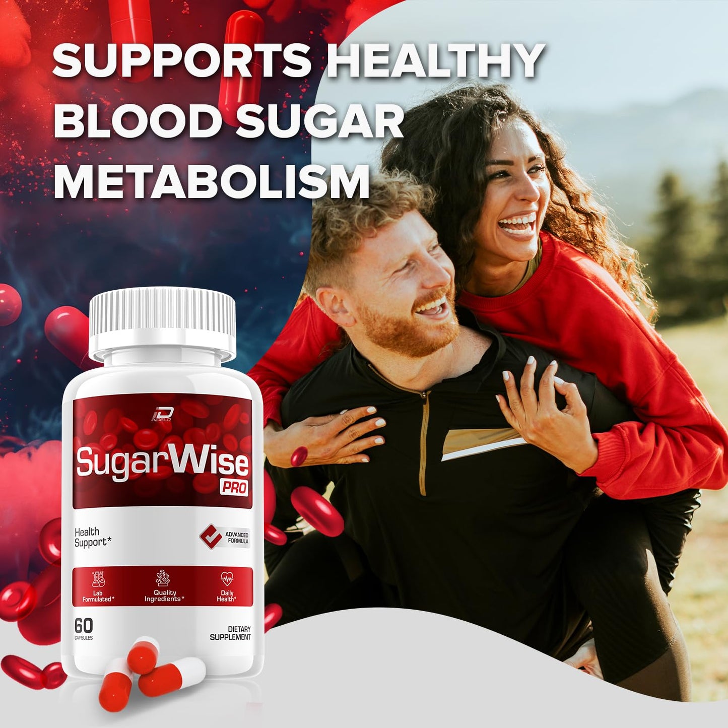 SugarWise Capsules – SugarWise Pro Natural Blend Daily Health Vitamins Supplement (5 Pack - 300 Capsules) IndeloBuy Supplements Australia
