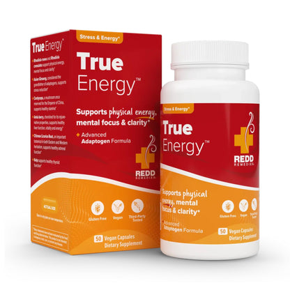 Redd Remedies, True Energy, Supports Energy Production and Stamina, 50 Vegan Capsules Redd RemediesBuy Supplements Australia