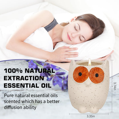 ETAKISH Lavender Scented Candle Gifts for Women, Cute Owl Highly Scented Aromatherapy Candle ETAKISHBuy Supplements Australia