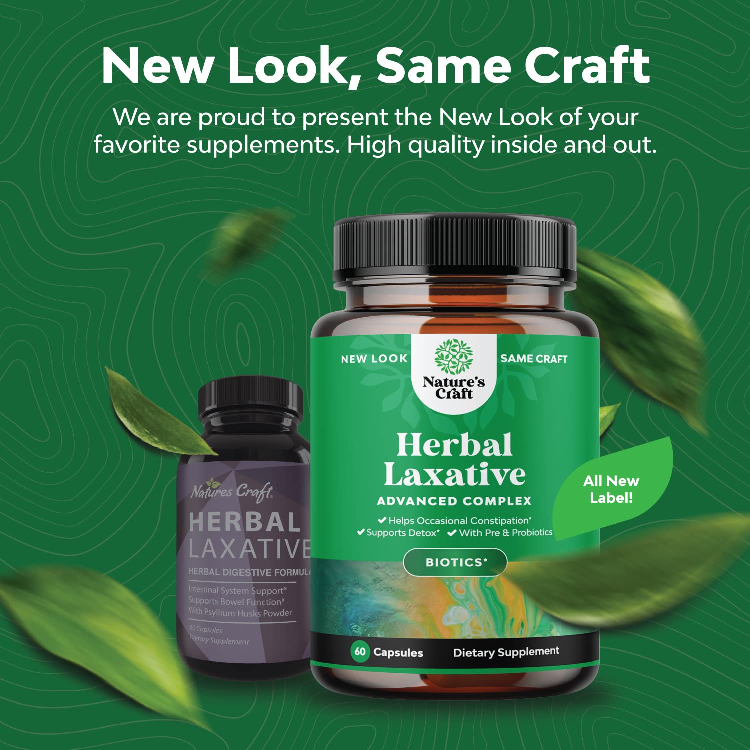 Herbal Laxative Capsules with Probiotics – Natural Laxative Pills to Cleanse Colon and Support Natures CraftBuy Supplements Australia