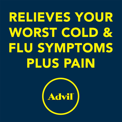 Advil Multi Symptom Cold and Flu Medicine, Cold Medicine for Adults with Ibuprofen, Phenylephrine HCL AdvilBuy Supplements Australia