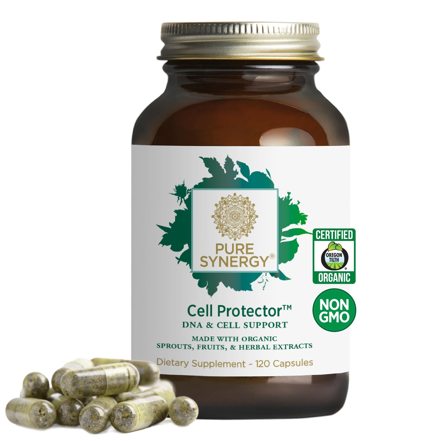PURE SYNERGY Cell Protector | Cellular Health Supplement | Cell and Immune Support with Selenium and Organic Cruciferous Vegetables | for Healthy Aging & Detoxification (120 Capsules) PURE SYNERGYBuy Supplements Australia