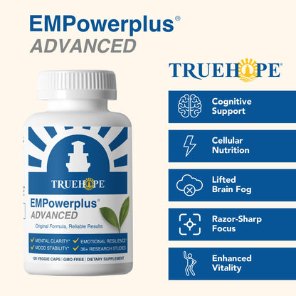 Truehope EMPowerplus Advanced Multivitamin for Women & Men - Broad-Spectrum Multivitamins & Chelated Minerals | 1000% Better Absorption