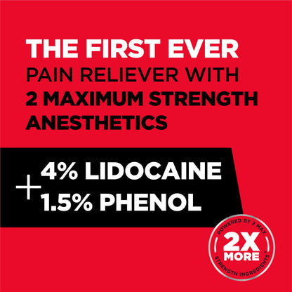 Absorbine Jr. PRO Maximum Strength Lidocaine Roll-On for Targeted Nerve and Muscle Pain Relief, 4% Lidocaine + 1.5% Phenol, Fast Acting & Long Lasting, 2.5 oz ABSORBINE JR.Buy Supplements Australia