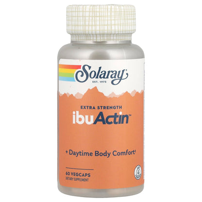 SOLARAY Ibuactin - Turmeric and Ginger Supplement for Men and Women, Body Comfort Supplement, Turmeric & Ginger Capsules - 60 Count VegCaps SOLARAYBuy Supplements Australia