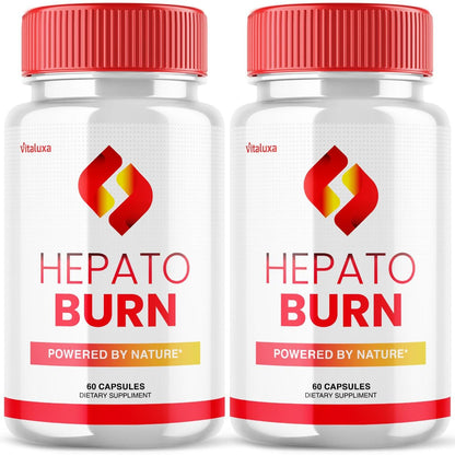(2 Pack) Hepato Burn Capsules - HepatoBurn Supplement Pills Advanced Formula Wait Premium Blend All Natural Loss Support for Men Women, Hepataburn Reviews Maximum Strength Burner Health (120 Capsules) VitaluxaBuy Supplements Australia