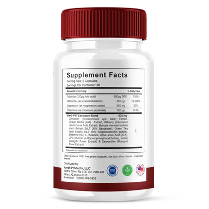 (2 Pack) Glyco Thrive Blood Support GlycoThrive Maximum Strength Capsules, Glyco Thrive Advanced Daily Multivitamin Health and Wellness Supplement, GlycoThrive Health Support Pills (120 Capsules) HavahBuy Supplements Australia