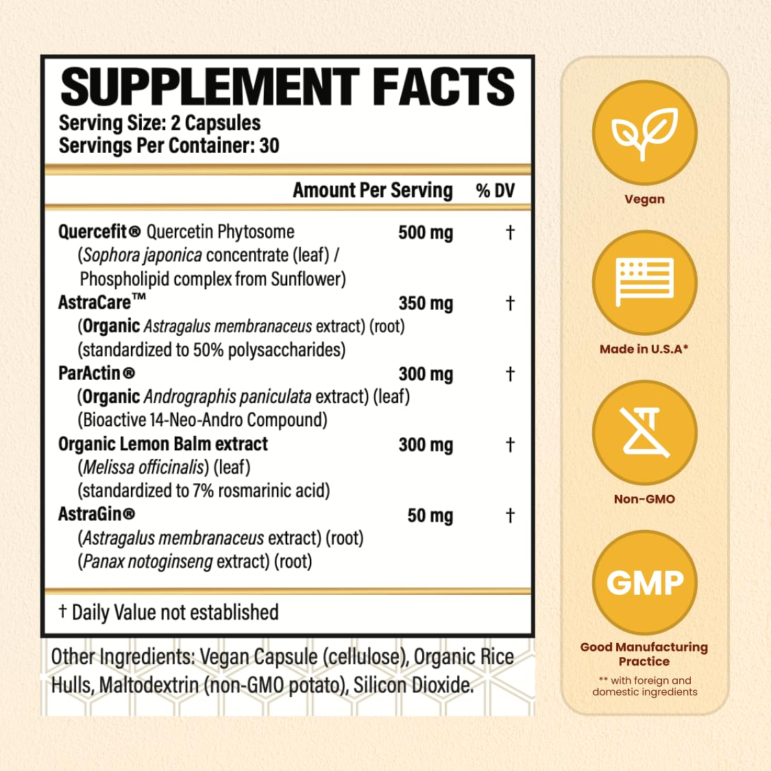 CHOQ Armor - Vegan Capsules - Professional-Grade Immune Defense - 20x Absorption Quercetin Phytosome - Andrographis - Astragalus - Supports Healthy Histamine Levels CHOQBuy Supplements Australia