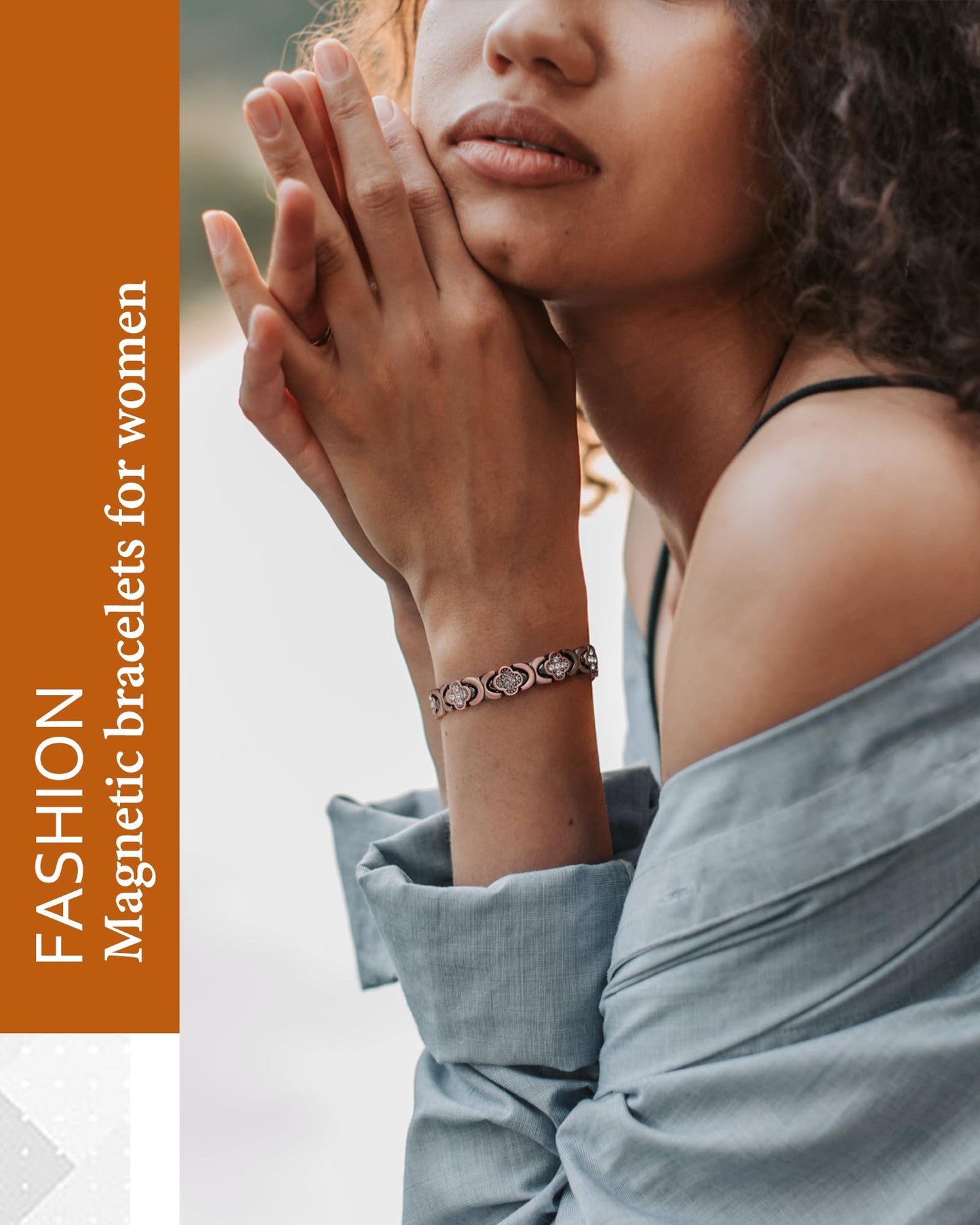 Jecanori Women's Pure Copper Bracelet, Ultra Strength Magnetic Copper Bracelets for Women JecanoriBuy Supplements Australia