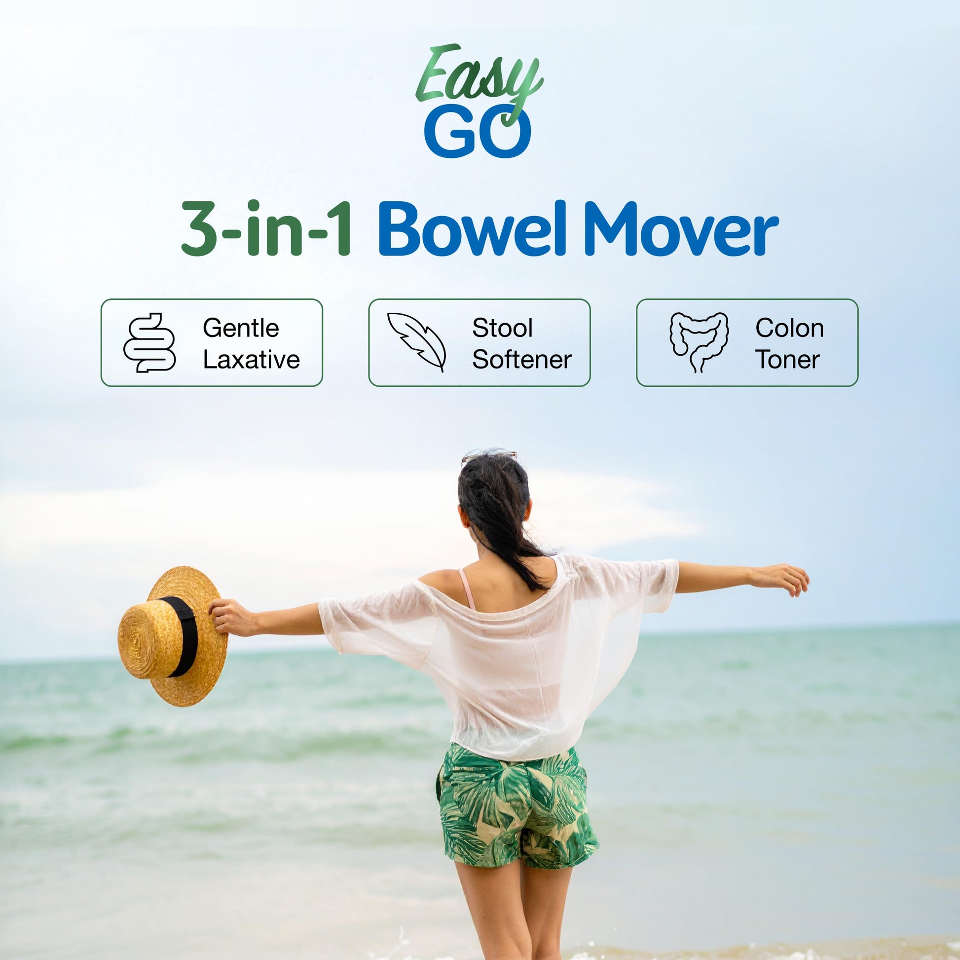 Simply Herbs Easy Go Bowel Mover - Adult Cleansing Supplement for Colon Health Support - Bowel Movement Aid - Stool Softener - Daily-Use Laxative - Plant-Based Ingredients - Vegan - 100 Count (2 Pack) Dr. Schulze'sBuy Supplements Australia
