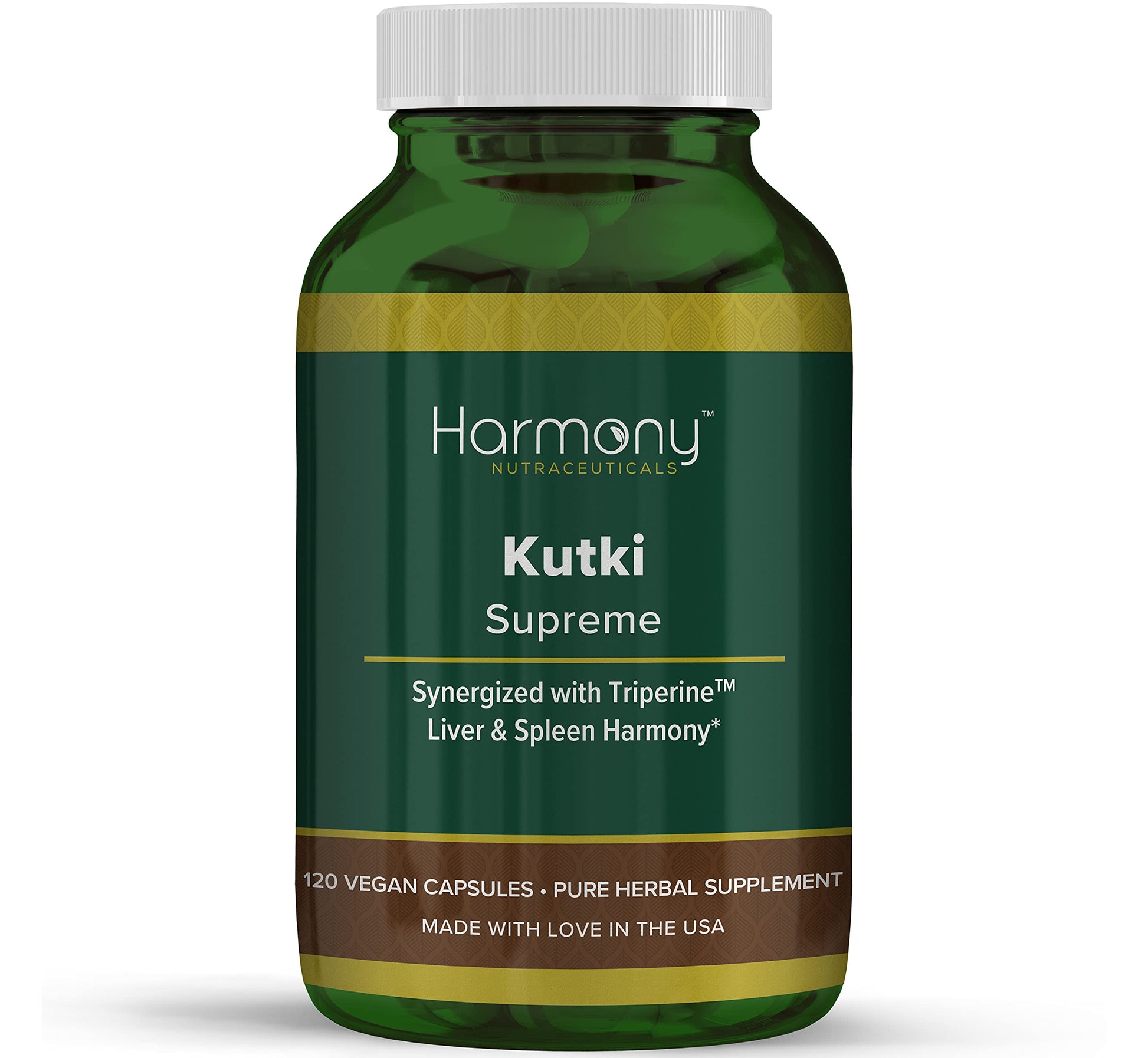 Kutki Supreme - Harmony Nutraceuticals Ayurvedic Medicine for Healthy Skin, Immune and Respiratory Systems - 120 Vegan Organic Capsules Harmony NutraceuticalsBuy Supplements Australia