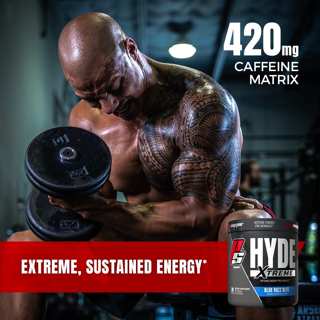 PROSUPPS Hyde Xtreme Blue Razz and Hyde Max Pump Blue Raspberry Bundle