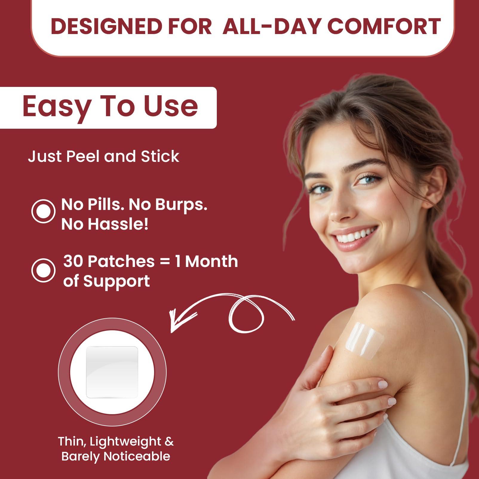 Patchvana Iron Plus Patch for Women & Men, 1 Month Supply, 30 Patches PatchvanaBuy Supplements Australia