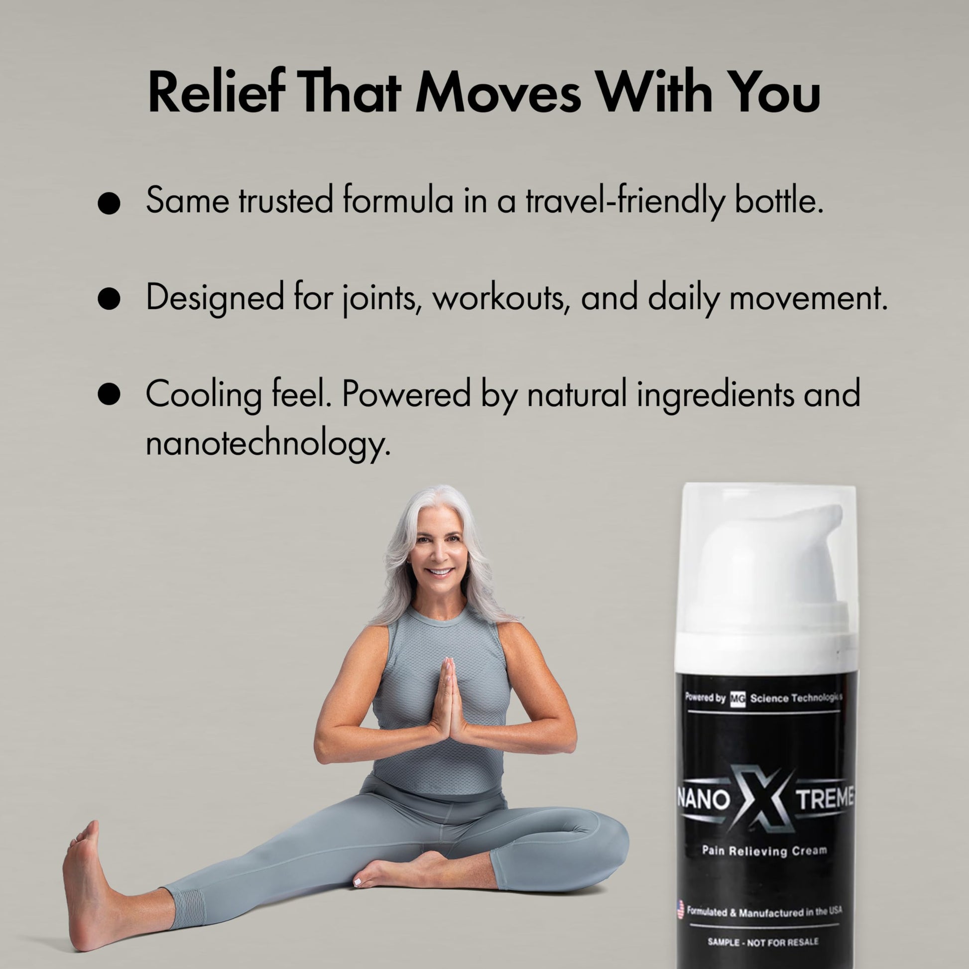 NANOXTREME Pain Relief Cream – Fast-Acting Topical for Muscle, Joint & Nerve Discomfort – Deep-Absorbing, Long-Lasting Formula with Natural Ingredients – Cooling Sensation – 1 oz Size – Made in USA NANOXTREMEBuy Supplements Australia
