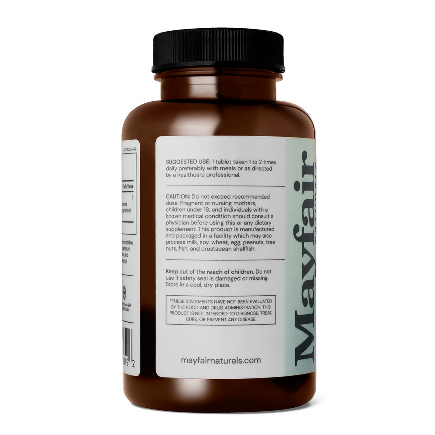 Mayfair Naturals Beta Sitosterol Complex (2 Pack), 500mg, Plant Sourced, 90 Tablets Each (180 Total), Comprehensive Support Supplement Mayfair NaturalsBuy Supplements Australia
