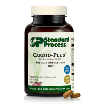 Standard Process Inc. Cardio-Plus - Antioxidant Support - Heart Health, Circulation & Blood Flow Supplement with Vitamin B6, Niacin & Riboflavin - Energy Metabolism Supplement - 330 Tablets Standard Process Inc.Buy Supplements Australia