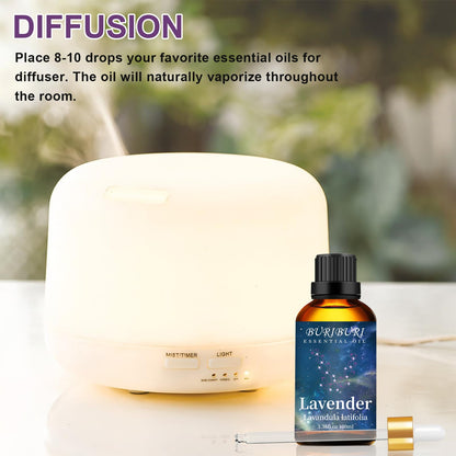 BURIBURI Lavender Essential Oil 100ML, 100% Pure Undiluted, Natural, Organic Aromatherapy Oil Lavender Oils BURIBURIBuy Supplements Australia