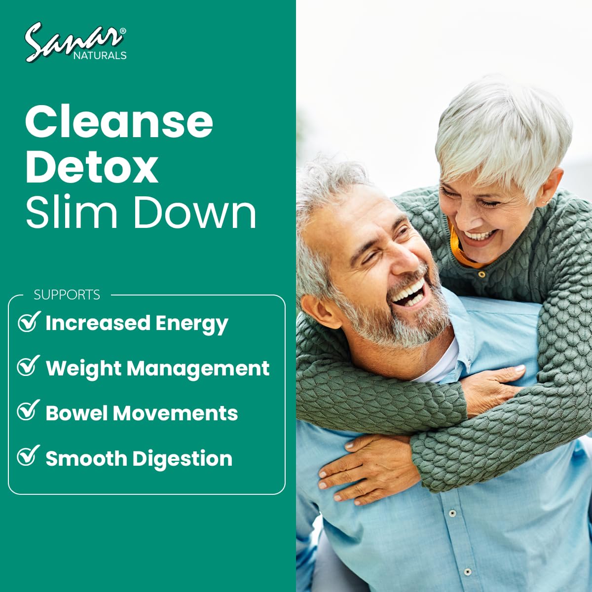 Sanar Naturals Colon Cleanser - Herbal Blend with Probiotics and Fibers - Digestive Health Sanar NaturalsBuy Supplements Australia