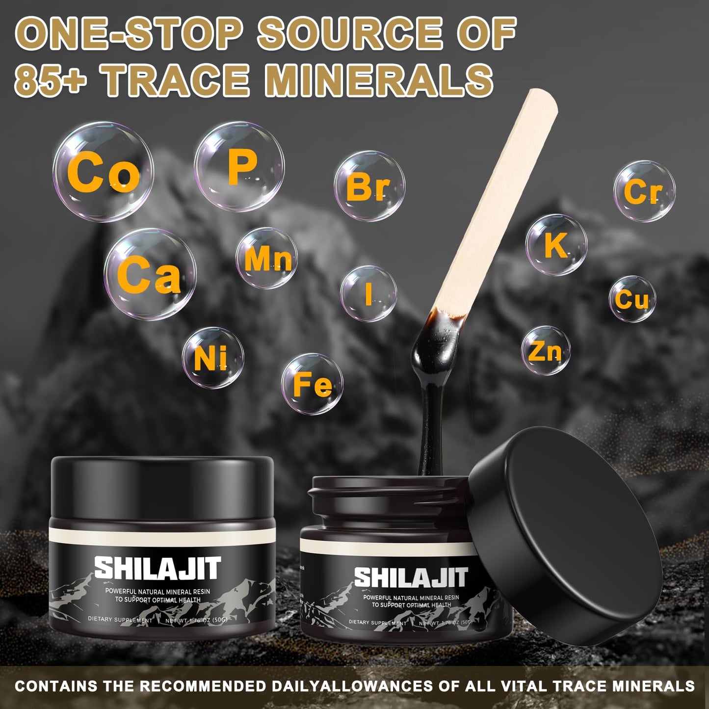 Shilajit Pure Himalayan Organic Shilajit Resin - Gold Grade 100% Shilajit Supplement ScarremoverBuy Supplements Australia