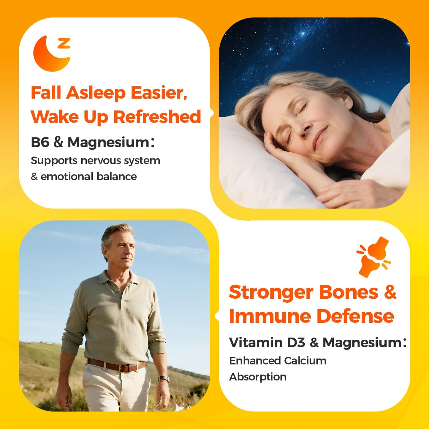 Magnesium Glycinate 400mg Softgels with Vitamin D3 & B6,Small Easy to Swallow Gel Caps,High Absorption, Gentle on Stomach,Supports Sleep,