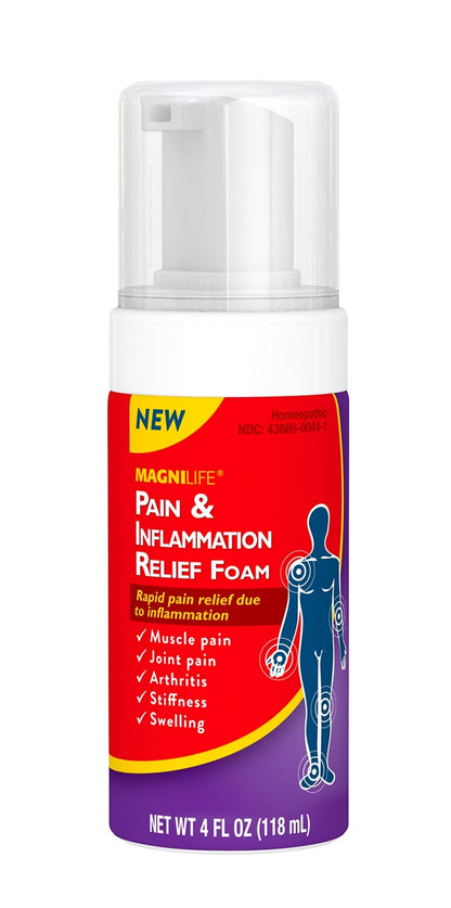 MagniLife Pain & Fatigue Relief Cream 4 oz Pain & Inflammation Relief Foam 4 oz. Natural Joint & Muscle Pain Relief Bundle for Shoulders, Back, Knees, Arthritis, Stiffness & Soreness MagniLifeBuy Supplements Australia