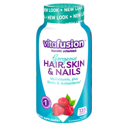 Vitafusion Gorgeous Hair, Skin & Nails Multivitamin Plus Power C Vitamin C Gummies for Immune Support Bundle, 135ct & 150 Count VitafusionBuy Supplements Australia
