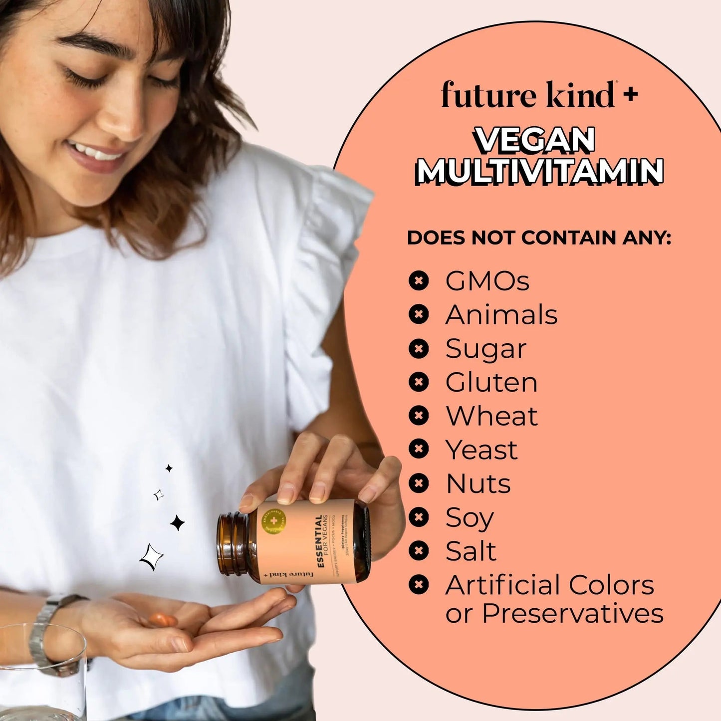 Future Kind Multivitamin Bundle - Vegan Complete Multivitamin and Vegan Essential Multivitamin - Vegan Vitamin B12, Omega 3, and Vitamin D3 - Complete Multivitamin, 42 Vitamins in 1 for Men and Women Future KindBuy Supplements Australia